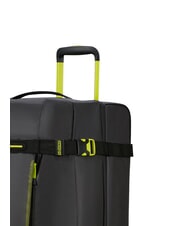 AMERICAN TOURISTER URBAN TRACK Duża torba podr&oacute;żna na k&oacute;łkach czarny/limonkowy - Mn&oacute;stwo - 8
