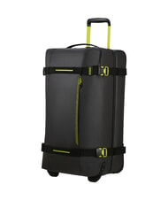AMERICAN TOURISTER URBAN TRACK Torba podr&oacute;żna, średnia, z k&oacute;łkami czarny/limonkowy - Mn&oacute;stwo - 3