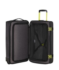 AMERICAN TOURISTER URBAN TRACK Torba podr&oacute;żna, średnia, z k&oacute;łkami czarny/limonkowy - Mn&oacute;stwo - 6