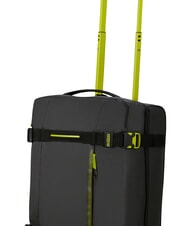 AMERICAN TOURISTER URBAN TRACK Torba podr&oacute;żna, bagaż podręczny, na k&oacute;łkach czarny/limonkowy - Mn&oacute;stwo - 8