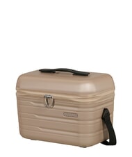 AMERICAN TOURISTER FLASHLINE Twarda kosmetyczka z paskiem na ramię kość słoniowa złota - Kosmetyczka - 3