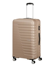 AMERICAN TOURISTER FLASHLINE Duży, rozszerzalny w&oacute;zek kość słoniowa złota - W&oacute;zki twarde - 5