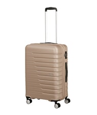 AMERICAN TOURISTER FLASHLINE Średni w&oacute;zek rozszerzalny kość słoniowa złota - W&oacute;zki twarde - 5