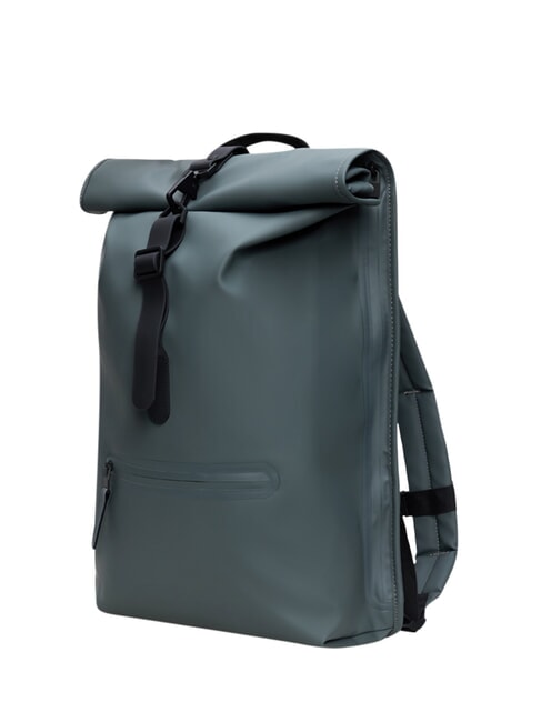 ROLLTOP RUCKSACK Duży wodoodporny plecak ciemnoszary - Plecaki szkolne i rekreacyjne