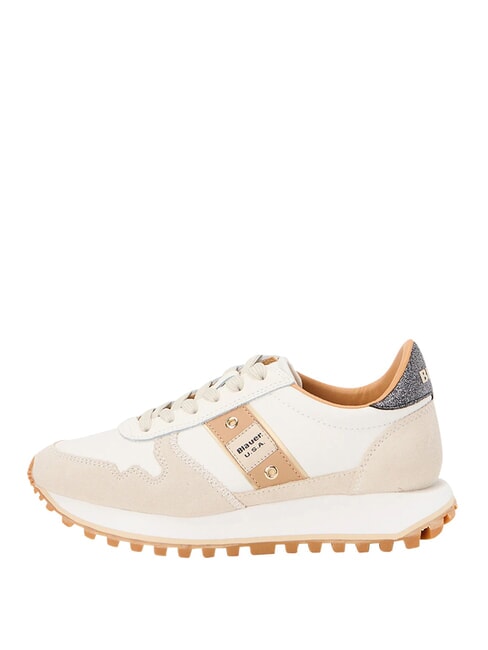 MILLEN Adidasy kremowy/czarny - Buty damskie