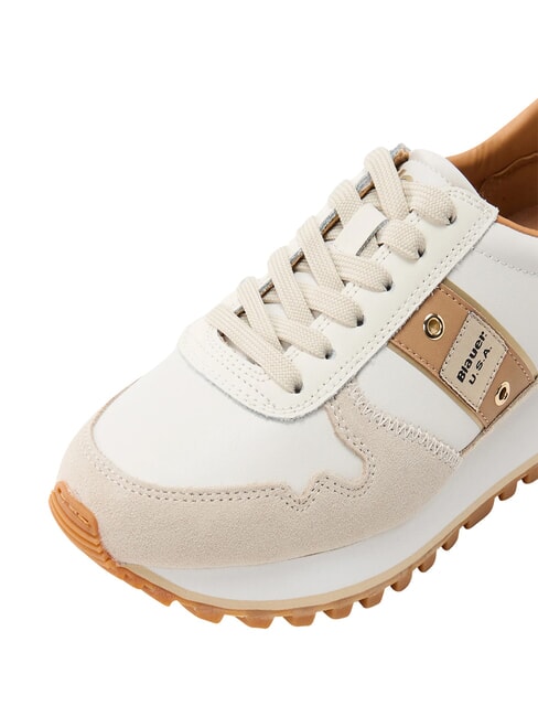 MILLEN Adidasy kremowy/czarny - Buty damskie
