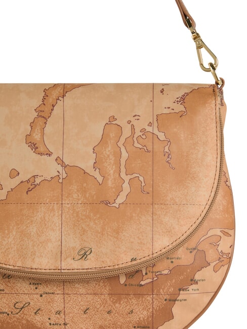 GEO CLASSIC Torba na ramię z klapką NATURALNY - Torby damskie