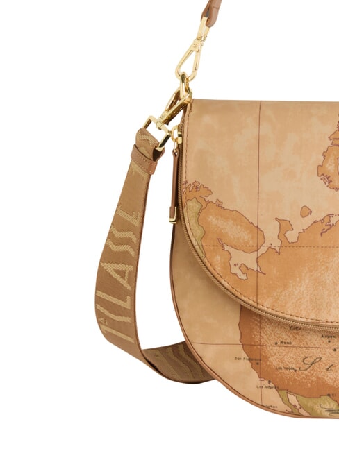 GEO CLASSIC Torba na ramię z klapką NATURALNY - Torby damskie