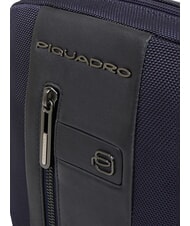 PIQUADRO BRIEF 2 Torba na ramię niebieski/sk&oacute;ra - Torby na ramię męskie - 7