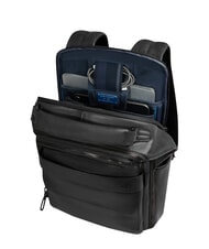 PIQUADRO S141 Plecak sk&oacute;rzany, uchwyt na laptopa 14" Czarny - Plecaki na laptopa do pracy - 3