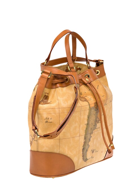 GEO CLASSIC Torba wiaderkowa NATURALNY - Torby damskie