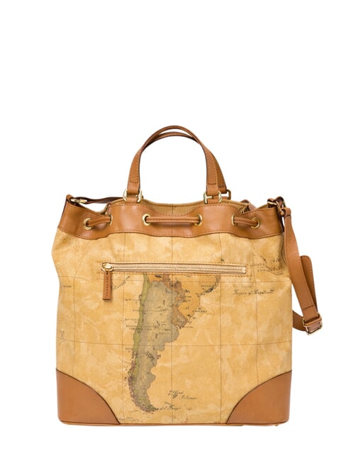 GEO CLASSIC Torba wiaderkowa NATURALNY - Torby damskie