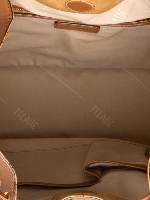 GEO CLASSIC Torba wiaderkowa NATURALNY - Torby damskie