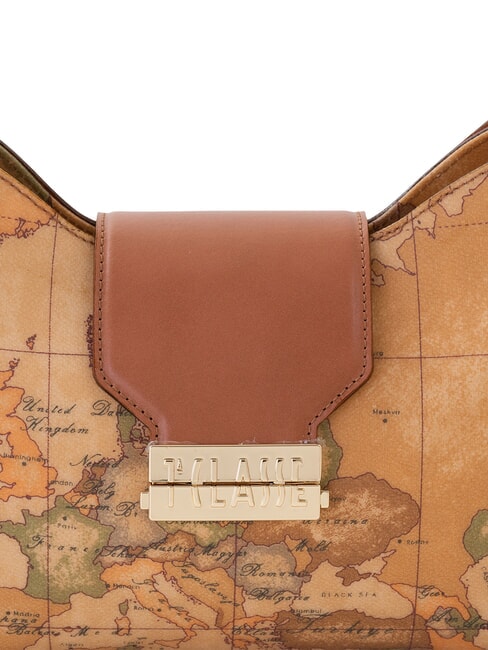GEO CLASSIC Torba na ramię z paskiem na ramię NATURALNY - Torby damskie