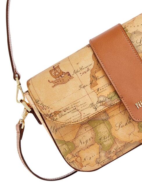 GEO CLASSIC Torba na ramię z klapką NATURALNY - Torby damskie