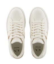 ARMANI EXCHANGE KURT Adidasy złamana biel + blade złoto - Buty uniseks - 5