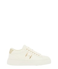 ARMANI EXCHANGE KURT Adidasy złamana biel + blade złoto - Buty uniseks - 4