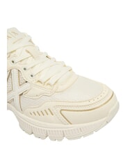 ARMANI EXCHANGE SPEED Adidasy złamana biel + blade złoto - Buty uniseks - 6