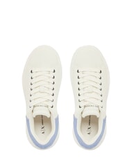 ARMANI EXCHANGE SUPER MINI-TUMBLED Adidasy ecru+lodowaty - Buty damskie - 2