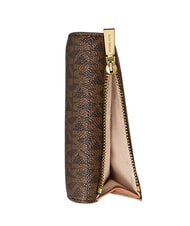 MICHAEL KORS BRYANT Portfel damski brązowy/żołędziowy - Portfele damskie - 4