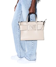 ARMANI EXCHANGE A|X BUCKLE Torebka z paskiem na ramię piasek - Torby damskie - 3