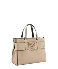 ARMANI EXCHANGE A|X BUCKLE Torebka z paskiem na ramię piasek - Torby damskie - 5