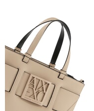 ARMANI EXCHANGE A|X BUCKLE Torebka z paskiem na ramię piasek - Torby damskie - 6