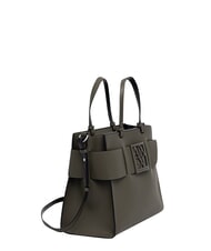 ARMANI EXCHANGE A|X BUCKLE Torebka z paskiem na ramię sawanna - Torby damskie - 3