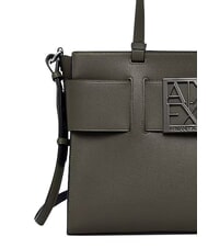 ARMANI EXCHANGE A|X BUCKLE Torebka z paskiem na ramię sawanna - Torby damskie - 5