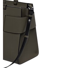 ARMANI EXCHANGE A|X BUCKLE Torebka z paskiem na ramię sawanna - Torby damskie - 7