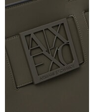 ARMANI EXCHANGE A|X BUCKLE Torebka z paskiem na ramię sawanna - Torby damskie - 8