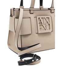 ARMANI EXCHANGE SUSIE Mała torebka z paskiem na ramię piasek - Torby damskie - 7