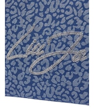 LIUJO LOGO STRASS Torebka z paskiem na ramię den.blue animalier - Torby damskie - 7