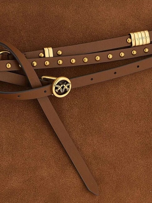 BELT BAG Duża torba brązowy - lew-antyczne złoto - Torby damskie