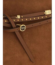 PINKO BELT BAG Duża torba brązowy - lew-antyczne złoto - Torby damskie - 3