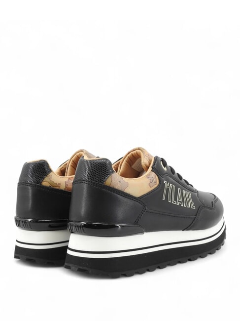 GEO Wysokie trampki czarny/gebei - Buty damskie