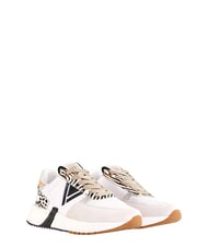 GAUD&Igrave; ICONICA Sk&oacute;rzane trampki ecru/biały - Buty damskie - 2