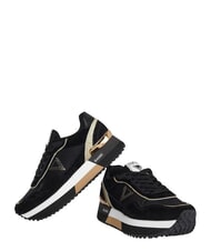 GAUD&Igrave; I DEA Sk&oacute;rzane trampki CZARNY - Buty damskie - 3