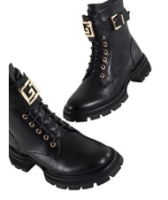 GAUD&Igrave; ARIEL Sk&oacute;rzane botki CZARNY - Buty damskie - 3