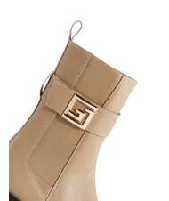 GAUD&Igrave; ARIEL Sk&oacute;rzane botki piasek - Buty damskie - 3