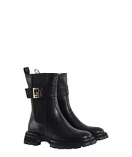 GAUD&Igrave; ARIEL Sk&oacute;rzane botki CZARNY - Buty damskie - 2