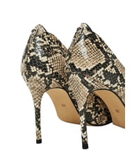 GAUD&Igrave; DALIA PYTHY Sk&oacute;rzany dekolt NATURALNY - Buty damskie - 3