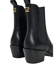 GAUD&Igrave; FELICIA Botki ze sk&oacute;ry CZARNY - Buty damskie - 3