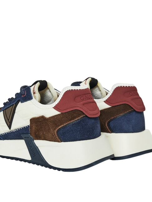 ICONICA Mieszane sk&oacute;rzane buty sportowe granatowy/tofu - Buty męskie