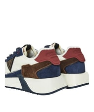 GAUD&Igrave; ICONICA Mieszane sk&oacute;rzane buty sportowe granatowy/tofu - Buty męskie - 3