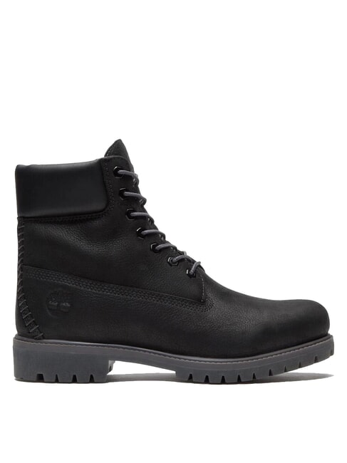 6 INCH Sk&oacute;rzane botki czarny - Buty męskie