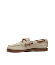 TIMBERLAND CLASSIC BOAT  Sk&oacute;rzane buty żeglarskie jasny beż - Buty damskie - 3