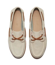 TIMBERLAND CLASSIC BOAT  Sk&oacute;rzane buty żeglarskie jasny beż - Buty damskie - 5