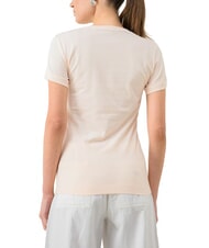 GUESS MINI TRIANGLE Koszulka typu slim-fit kosmiczna wanilia - Koszulki i topy damskie - 2