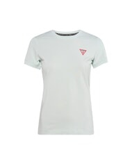 GUESS MINI TRIANGLE Koszulka typu slim-fit mglisty turkus - Koszulki i topy damskie - 3